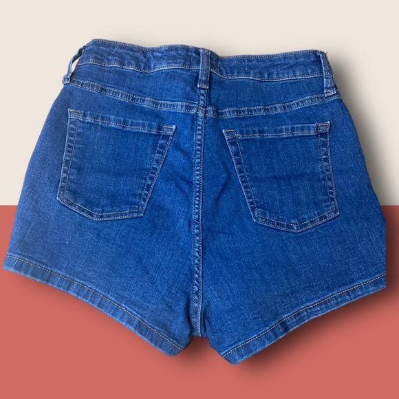 👖 HIGHEST RISE STRETCH WILD FABLE JORTS JEAN DENIM SHORTS SZ 6 / 29R - Picture 3 of 7